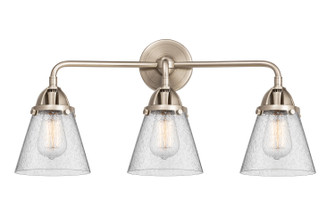 Nouveau 2 Three Light Bath Vanity in Brushed Satin Nickel (405|288-3W-SN-G64)