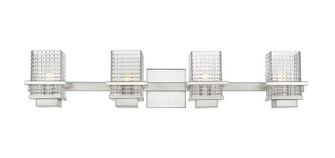 Auralume Four Light Bath Vanity in Satin Nickel (405|310-4W-SN-CL)