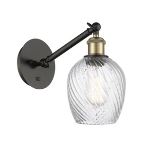 Ballston One Light Wall Sconce in Black Antique Brass (405|317-1W-BAB-G292)