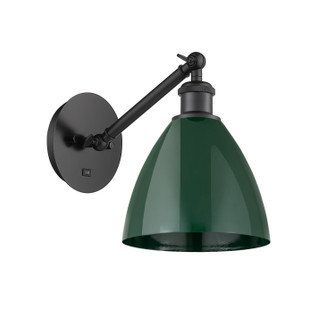 Ballston One Light Wall Sconce in Matte Black (405|317-1W-BK-MBD-75-GR)