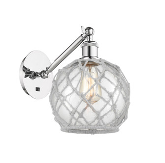 Ballston One Light Wall Sconce in Polished Chrome (405|317-1W-PC-G122-8RW)