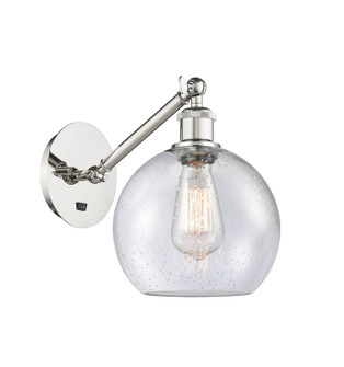 Ballston One Light Wall Sconce in Polished Nickel (405|317-1W-PN-G124-8)