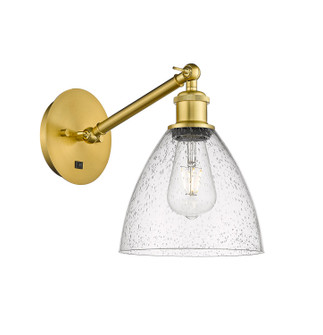Ballston One Light Wall Sconce in Satin Gold (405|317-1W-SG-GBD-754)