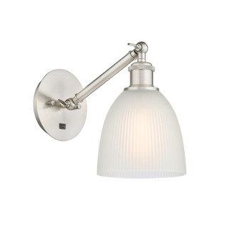 Ballston One Light Wall Sconce in Brushed Satin Nickel (405|317-1W-SN-G381)