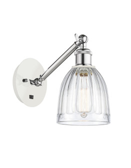 Ballston LED Wall Sconce in White Polished Chrome (405|317-1W-WPC-G442-LED)