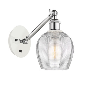 Ballston LED Wall Sconce in White Polished Chrome (405|317-1W-WPC-G462-6-LED)