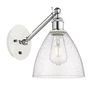 Ballston LED Wall Sconce in White Polished Chrome (405|317-1W-WPC-GBD-754-LED)