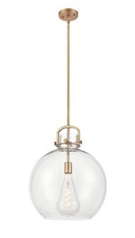 Downtown Urban One Light Pendant in Brushed Brass (405|410-1S-BB-16CL)