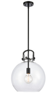 Downtown Urban One Light Pendant in Matte Black (405|410-1S-BK-14CL)