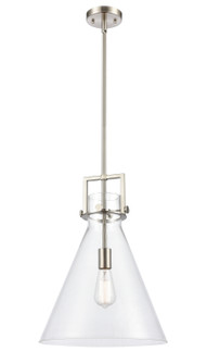 Downtown Urban One Light Pendant in Brushed Satin Nickel (405|411-1S-SN-14CL)