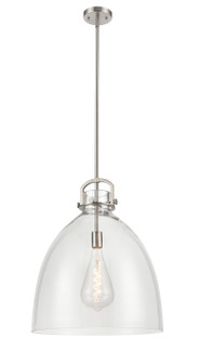 Downtown Urban One Light Pendant in Brushed Satin Nickel (405|412-1S-SN-18CL)