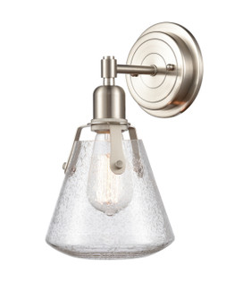 One Light Bath Vanity in Satin Nickel (405|422-1W-SN-G4224-7)