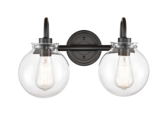 Olivia LED Bath Vanity in Matte Black (405|437-2W-BK-G4372-LED)