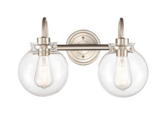 Olivia LED Bath Vanity in Satin Nickel (405|437-2W-SN-G4372-LED)