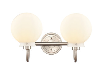 Two Light Bath Vanity in Satin Nickel (405|437-2W-SN-W)