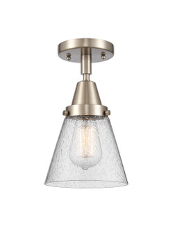 Caden One Light Semi-Flush Mount in Antique Brass (405|447-1C-AB-G64)