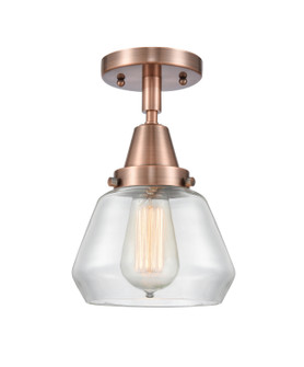 Caden One Light Semi-Flush Mount in Antique Copper (405|447-1C-AC-G172)