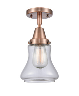 Caden One Light Semi-Flush Mount in Antique Copper (405|447-1C-AC-G192)