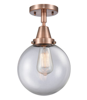 Caden One Light Semi-Flush Mount in Antique Copper (405|447-1C-AC-G202-8)