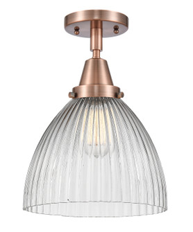Caden One Light Semi-Flush Mount in Antique Copper (405|447-1C-AC-G222)