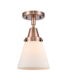 Caden One Light Semi-Flush Mount in Antique Copper (405|447-1C-AC-G61)