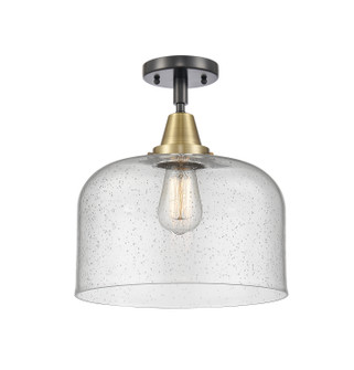 Caden One Light Semi-Flush Mount in Black Antique Brass (405|447-1C-BAB-G74-L)