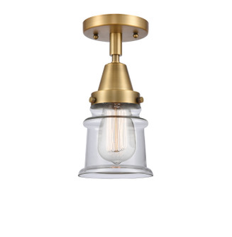 Caden LED Semi-Flush Mount in Brushed Brass (405|447-1C-BB-G182S-LED)