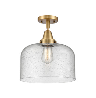 Caden One Light Semi-Flush Mount in Brushed Brass (405|447-1C-BB-G74-L)