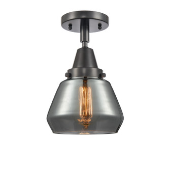 Caden One Light Flush Mount in Matte Black (405|447-1C-BK-G173)
