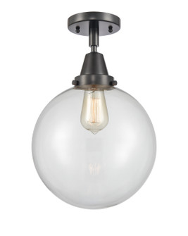 Caden LED Flush Mount in Matte Black (405|447-1C-BK-G202-10-LED)