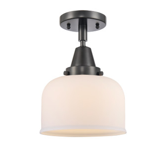 Caden LED Semi-Flush Mount in Matte Black (405|447-1C-BK-G71-LED)