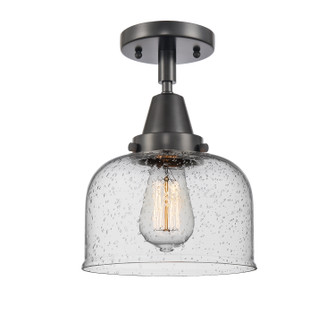 Caden LED Semi-Flush Mount in Matte Black (405|447-1C-BK-G74-LED)