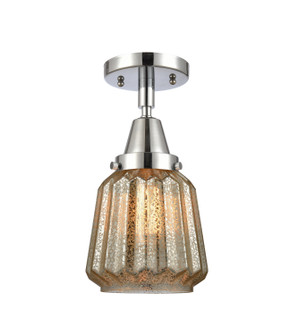 Caden LED Semi-Flush Mount in Polished Chrome (405|447-1C-PC-G146-LED)