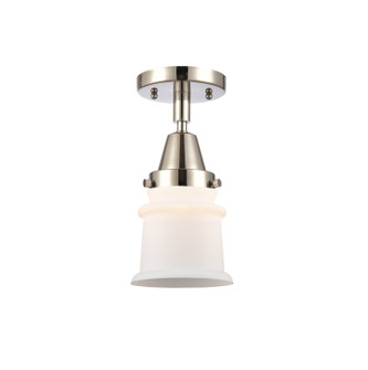 Caden LED Semi-Flush Mount in Polished Nickel (405|447-1C-PN-G181S-LED)