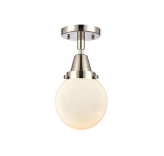 Caden LED Semi-Flush Mount in Polished Nickel (405|447-1C-PN-G201-6-LED)