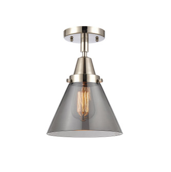 Caden LED Semi-Flush Mount in Polished Nickel (405|447-1C-PN-G43-LED)