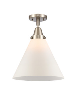 Caden One Light Semi-Flush Mount in Brushed Satin Nickel (405|447-1C-SN-G41-L)