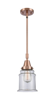Caden LED Mini Pendant in Antique Copper (405|447-1S-AC-G182-LED)
