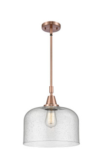 Caden LED Mini Pendant in Antique Copper (405|447-1S-AC-G74-L-LED)