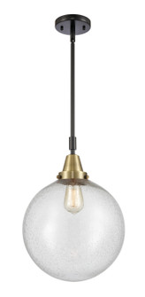 Caden LED Mini Pendant in Black Antique Brass (405|447-1S-BAB-G204-12-LED)