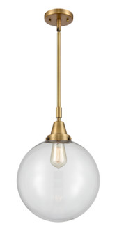 Caden One Light Mini Pendant in Brushed Brass (405|447-1S-BB-G202-12)