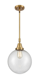 Caden One Light Mini Pendant in Brushed Brass (405|447-1S-BB-G204-10)