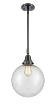 Caden One Light Mini Pendant in Matte Black (405|447-1S-BK-G204-10)