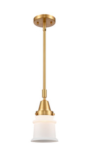 Caden LED Mini Pendant in Satin Gold (405|447-1S-SG-G181S-LED)