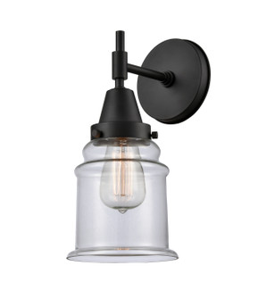 Caden One Light Wall Sconce in Matte Black (405|447-1W-BK-G182)