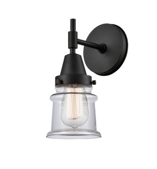 Caden One Light Wall Sconce in Matte Black (405|447-1W-BK-G182S)