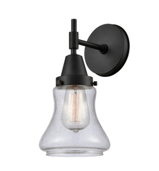 Caden One Light Wall Sconce in Matte Black (405|447-1W-BK-G194)