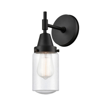 Caden One Light Wall Sconce in Matte Black (405|447-1W-BK-G314)