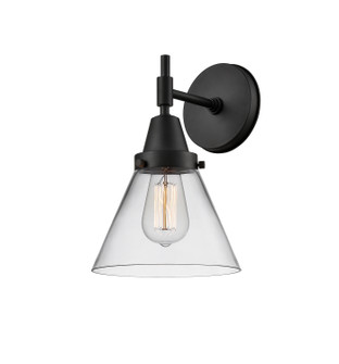 Caden One Light Wall Sconce in Matte Black (405|447-1W-BK-G42)