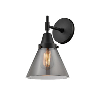 Caden One Light Wall Sconce in Matte Black (405|447-1W-BK-G43)